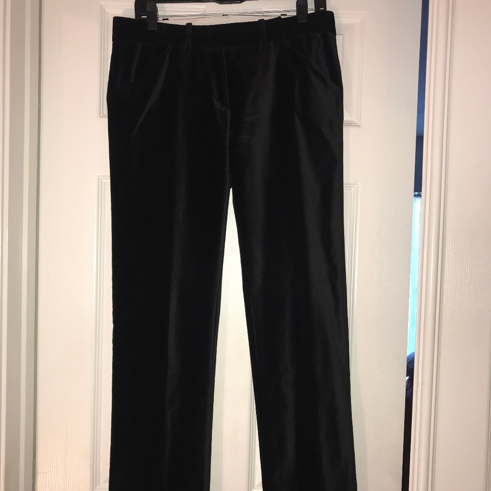 Black Velvet Slacks
